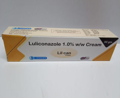 Luliconazole Cream 1%W/W ( pack size) 10gm to 50gm